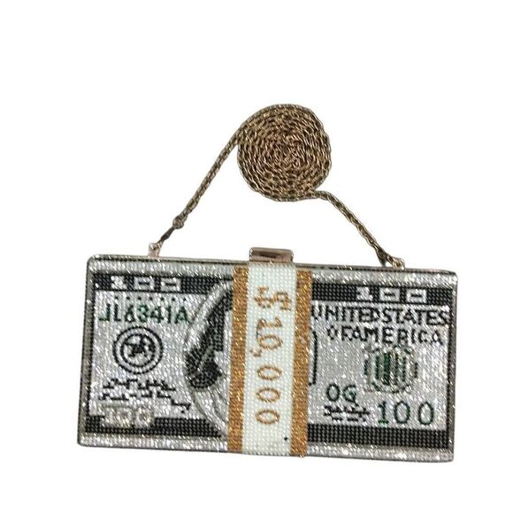 Bling Purse $10,000 Money Clutch - Picture 1 of 9